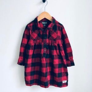 6-12 month Roots  checked Dress